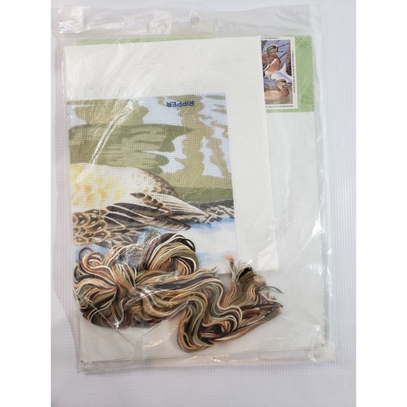 VINTAGE Cadamar Designs Natures Wonder Cross Stitch Kit American Widgeon NEW - Picture 2 of 5